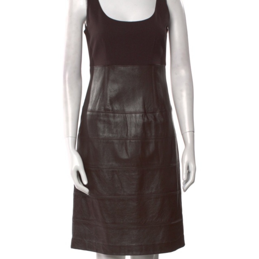 Teri Jon for Ricky Freeman Chocolate Minimalist Dress - like new, size XS/S